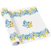 PAW Decor Collection PAW - Runner da Tavola in Airlaid (40 cm x 5 m) | Decorazione Tavola Matrimonio, Compleanno, Battesimo | Runner Natura, Foglie, Fiori | Barocco Agrumato