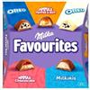 Milka Favourites Praline di Cioccolato Assortite con Oreo, MMMAX Toffee & Nut, MMMAX Cheesecake, Milkinis, Confezione Regalo da 11 Pezzi, 95g