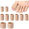 ILLUVA 10 Pezzi Protezione Dita Piedi in Silicone, Tubo Proteggi dita Piedi, Protezione per Calli e Vesciche, 3 Dimensioni