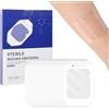 CXWLHH Bende adesive trasparenti per ferite trasparenti, 6 cm x 7 cm, impermeabili, per tatuaggi, post-cura, protezione per doccia, sterili e traspiranti, 50 pezzi