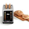 Cuisinart SimpliTouch XL Tostapane 2 fette | Fessure extra-large | Display touch a colori | High-Lift QuickView™ | Programmi pane, bagel, muffin | Funzioni scongelamento, boost +15s | Acciaio inox