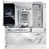 ASUS ROG Crosshair X870E GLACIAL, Scheda Madre AMD E-ATX, 24+2+2 Fasi di Alimentazione, Slot DDR5, Ethernet Dual Realtek 10G, PCIe 5.0, PCIe 4., USB4, USB-C, ASUS AI Advisor, Schermo a Colori, Bianca