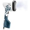 Tefal Pure Pop Home & Travel - Spazzola a vapore, 20 g/min, pronta all'uso in 15 secondi, sistema Pad, piastra a vapore sicura, casa/viaggio, 2 serbatoi d'acqua, blu alpino, DT2040E1