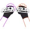 Leyu Smart Switch 2023 Just Dance JoyCon Grip (2 pezzi) LeyuSmart Party Gift Strap Strap Boxing Design (mani libere, danza liberamente con ritmo) per Nintendo Switch Just Dance 2023 2022 2021 2020 2019 Bianco