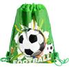 NiceNaiils Sacca Portapalloni Calcio, Sacchetto di Rete Borsa a Tracolla con Coulisse, Sacchetto Porta Pallone, Sacca per Palloni da Calcio 34x27cm