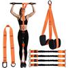 Cepolawa Elastici per Trazioni Alla Sbarra, Elastici Trazioni Alla Sbarra Regolabili Heavy Duty, Cuscini Piedi,Ginocchia in Tessuto,4 Bande per Fitness Domestico,75-300lbs