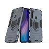MaiJin Compatibile con Redmi Note 8T Cover, Custodia Armor Anello Cavalletto (Funziona con il Supporto Magnetico per Auto) Case Paraurti per Xiaomi Redmi Note 8T (Blu Navy)