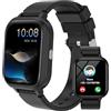 pmstuy Smartwatch Bambini, 1.83 Orologio Telefono Bambino con Chiamate, 100+ Sports, 24/7 Cardiaca Monitor del Sonno, con/senza app, 14 Giochi, Fotocamera, Sveglia, IP68 Smartwatch Regalo per Ragazzi Ragazz