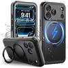 Wusbulk Cover per iPhone 17 Pro Max Impermeabile con Supporto Magnetico, 360° Completa Protezione, IP68 Waterproof Case con Magsafe, Subacquea Antipolvere Antiurto Custodia per iPhone 17 Pro Max, Nero