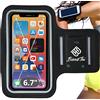 Bien&Toi Fascia da braccio smartphone taglia XL/iPhone13/13pro/13,12,11ProMax/12/12pro/11/XR/6SPlus Samsung S20/S20FE/A52A72/S21/NOTE20/S8 custodia sportiva per telefoni cellulari fino a 6,7con estensione