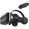 LONGLU Cuffie VR Longlu con controller, compatibili iPhone e Android, aggiornamento occhiali VR, visualizzatore 3D, supporto smartphone 4.7-6.0