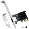 JINSIHU PCIe Scheda di Rete 2.5 Gigabit, 2.5Gb PCIe Network Card, T PCIe RTL8125B 2500/1000/100Mbps PCI Gigabit Scheda Ethernet RJ45 LAN Controller Supporta Windows/Linux/MAC