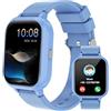 pmstuy Smartwatch Bambini, 1.83 Orologio Telefono Bambino con Chiamate, 100+ Sports, 24/7 Cardiaca Monitor del Sonno, con/senza app, 14 Giochi, Fotocamera, Sveglia, IP68 Smartwatch Regalo per Ragazzi Ragazz