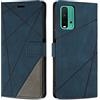 SONWO Cover per Xiaomi Redmi 9T / Redmi 9 Power/Xiaomi Poco M3 Custodia, Flip Caso in PU Pelle Case Cover Premium Portafoglio Custodia per Xiaomi Redmi 9T / Redmi 9 Power/Xiaomi Poco M3, Blu