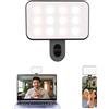 DUIDESHI Mini Portable Selfie Light for iPhone: Rechargeable Clip on Phone Fill Lights, Ring Light for Camera Picture, Makeup Photo, Video Conferences, Laptop Use, Zoom Meetings, TikTok, Vlog Photography