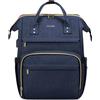 LOVEVOOK Zaino per PC Donna Multitasche, Laptop 17 Pollici Portatile, Zaino Impermeabile con Caricatore USB, Borsa da Viaggio Lavoro Scuola Ufficio, Navy blu