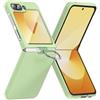 GUCASBE Custodia per Samsung Galaxy Z Flip 6 5G, in policarbonato antiscivolo, opaca per Samsung Z Flip 6 5G, colore: verde