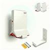 R-Satz Shop Supporto da parete adatto per AVM Fritz Repeater 6000 & 3000 AX - Supporto da parete - con materiale di montaggio - Robusto fissaggio Made in Germany