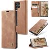 Ottcooed Cover per Samsung Galaxy S22 Ultra Custodia, Cover Pellicola a Libro Portafoglio in Pelle Porta Carte Protettiva Slot per Scheda Flip Case Wallet Case con Samsung Galaxy S22 Ultra, Marrone