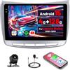 Inefala [4G+128G]Inefala Android 15 Autoradio per Lancia Delta 2009-2019 con Wireless Carplay Android Auto, 9 Pollici Touchscreen Stereo Auto Bluetooth con Navi GPS WiFi RDS/FM SWC Retrocamera Mic