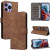 MOJIA Cover per Oukitel C69 / C69 Pro, Custodia Flip Portafoglio per Telefono con Supporto e Slot per Schede, PU Custodia Con Funzione Antifurto RFID. Marrone