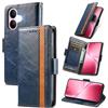 MOJIA Cover per Vivo V60 Lite, PU Custodia Antiurto Resistente ai Graffi, Custodia Flip Portafoglio per Telefono con Supporto e Slot per Schede. Blu