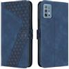 OKZone Cover per Motorola Moto G10/G20/G30/G10 Power, Custodia in PU Pelle per Motorola Moto G10/G20/G30/G10 Power, Custodia a Libro Folio Portafoglio con Magnetica Wallet Case Flip Cover (Blu)