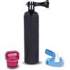 REY Bobber per selfie stick galleggiante per GOPRO, boa universale per fotocamere sportive, colore fucsia - nero