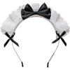 Gammaeon Lolita - Fascia per capelli con fiocco in pizzo, per cosplay, per donne e ragazze