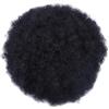 Bamboopack Sintetico Afro Puff Coulisse Coda di Cavallo Breve Kinky Riccio Capelli Bun Extension Clip in Chignon per Donne Lady Girls (Nero 8 Inch)