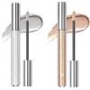 Dyceittdia 2.4g Rossetti argento e 2.4g Rossetti oro chiaro, Smalto labbra antiaderente, Colore a lunga durata, lipsticks1