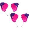 MFUOE 2 fasce per capelli a righe rosa e viola, soffici, per ragazze e donne, con orecchie di gatto, accessori per cosplay per feste con animali
