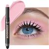Lestpola Smoky Rose - Bastone per ombretto, girevole, impermeabile, a lunga durata, morbida consistenza setosa, ad alta pigmentazione, per ombretto Crayon Primer con Smudger, regalo per donne 09