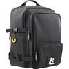 CRESSI ZAINO DA VIAGGIO MALAGA NERO/GIALLO 28L