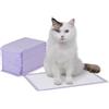 Amazon Basics Tappetini igienici per la lettiera del gatto, confezione da 20, profumo al limone, Viola, Bianco