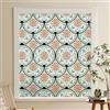 dktie Pellicola decorativa per finestre, vetro dipinto, pellicola per finestre, pellicola per la privacy, pellicola effetto vetro smerigliato, cerchi, statica, adesiva, privacy, adesivo per finestre