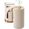 VINIPO Diffusore di Oli Essenziali Senza Acqua - Nebulizzatore Aromaterapia Puro a Freddo Ricaricabile per Casa. Profumatore Ambiente Wireless con Design in Tessuto Premium e Batteria a Lunga Durata - Beige