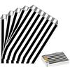 MORAINJAY 100 Pezzi Sacchetti Carta Nero Piccoli,13x18cm Buste Regalo Sacchetti Alimenti|Caramelle|Cioccolatini|Biscotti,Party Bag per Halloween,Natale,Feste,Matrimoni