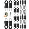 Your Day Mate Tiralampo per riparazione, 24 set, 12 x linguette in nylon, 8 + 4 x cursore, zaino, borsa, linguette per cursore