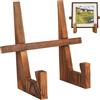 BOJIUKEJI Supporto in legno per piatti da esposizione, 22,6 cm, supporti per piatti in legno, cavalletti per cornici portafoto, per album fotografici decorativi, dischi in vinile