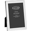 Edzard cornice per foto Nardo, placcata in argento pregiato, antiossidante, per foto 13 x 18 cm, inclusi 2 appendini