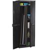 Gensini 6298600 Mobile Porta Scope Rattan 65 x 45 x 172 Cm Nero