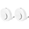 OSRAM Lunetta Backlight Ellipse White, luce mobile, 0,31 W, 4 lm, bianco caldo, luce notturna con rilevatore di movimento, sensore giorno/notte, per uso interno (Confezione da 2)