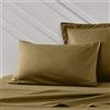 TODAY Essential - Set di 2 federe 50 x 70 cm, 100% cotone, tinta unita, colore: bronzo