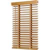 Sekey Persiana in legno, 50 mm, in vero legno, personalizzabile, 60 x 130 cm, in faggio