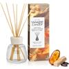 Yankee Candle Diffusore a bastoncini | Amber & Sandalwood | Per ambienti piccoli e medi | Fino a 10 settimane di fragranza