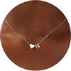 TINGN Collana a forma di cuore in argento dorato con lettere per donne e ragazze - 14 carati placcato oro con lettere A-Z ciondolo a forma di cuore gioielli di compleanno personalizzati per donne