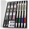 Nicpro Set di 4 matite meccaniche da 2.0 mm con custodia, supporto in metallo per artista da 2 mm con 72 ricariche di piombo (HB 2B) e 36 ricariche di piombo colorate, schizzi, disegnare