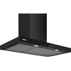 Siemens - Cappa aspirante decorativa da parete, iQ500, larghezza 90 cm, nero opaco, LC97BDN60