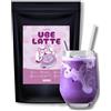 Detox Organica Ube Latte - Polvere di patata dolce viola 100 g in Confezione Richiudibile - Colorante Naturale, vegano per Ube Latte, Dolci, Bevande - Superfood